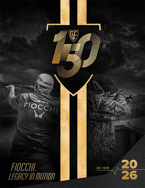 front page of the Fiocchi catalog