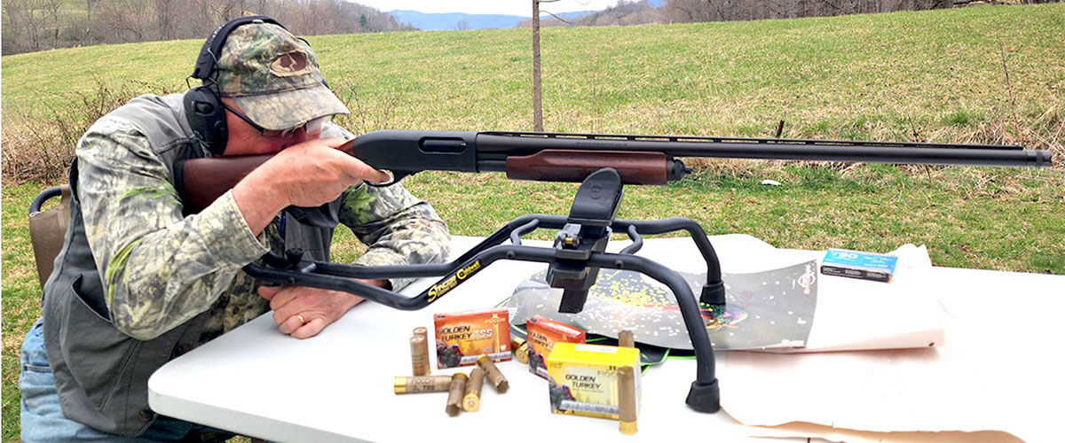 shooter aiming shotgun 