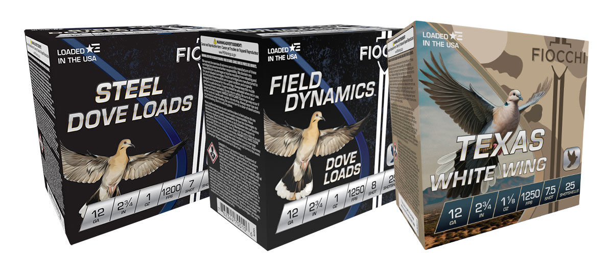 Steel Dove Loads, Field Dynamics Dove Loads, Texas White Wing boxes