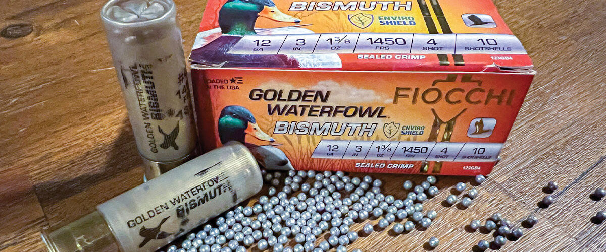 Golden Waterfowl box, shotshells, and shot
