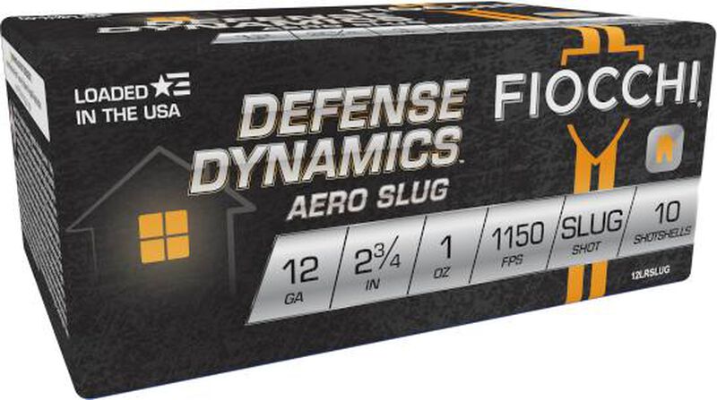 Defense Dynamics Low Recoil Aero Slug, 12 Gauge, 438 Grain, 2-3/4 in, 1150 fps