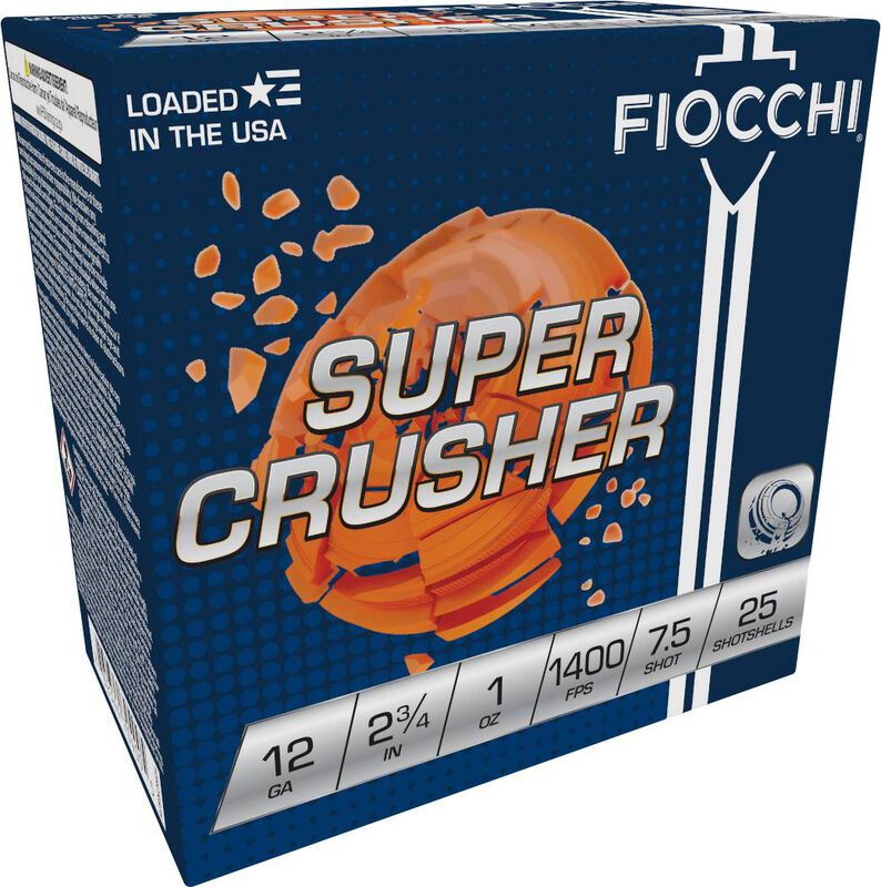 Super Crusher, 12 Gauge, 7.5 Shot, 2-3/4 in, 1 oz, 1400 fps