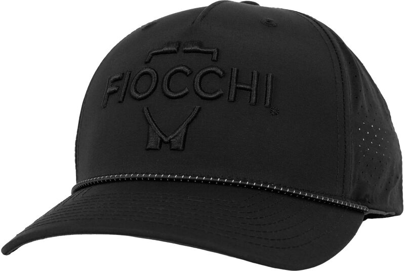 Fiocchi Logo Laser Rope Hat, Black, One Size Fits Most