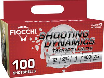 Shooting Dynamics, 12 Gauge, 7.5 Shot, 2-3/4 in, 1 oz, 1200 fps