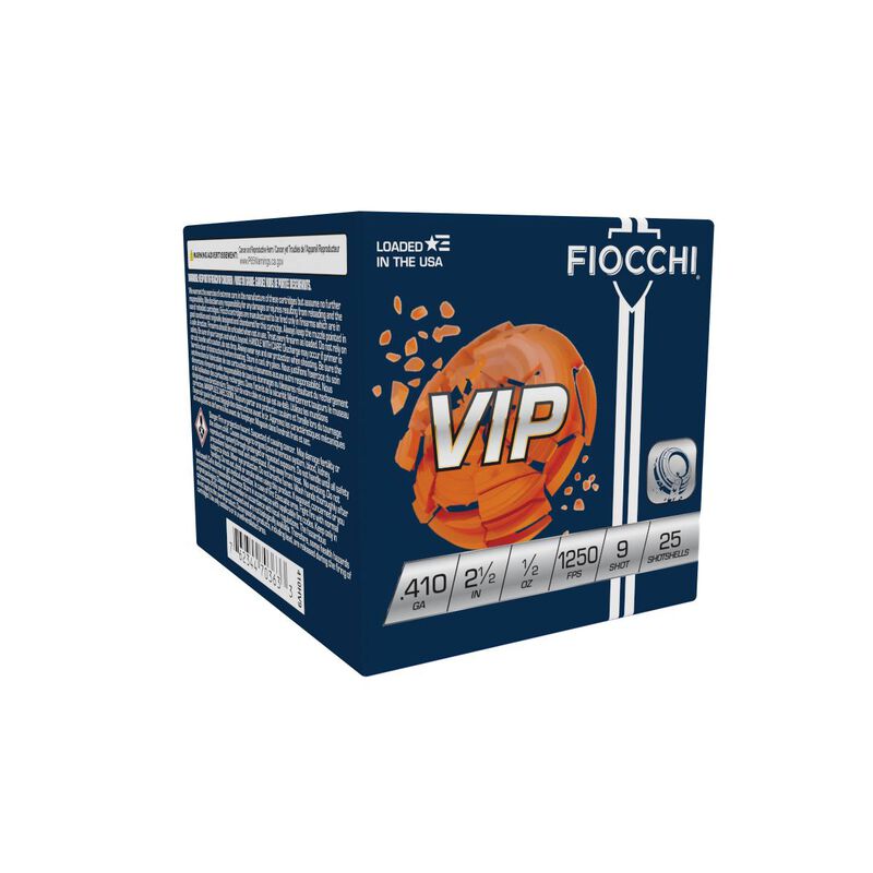 VIP, 410 Bore, 9 Shot, 2-1/2 in, 1/2 oz, 1250 fps