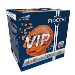 VIP, 28 Gauge, 7.5 Shot, 2-3/4 in, 3/4 oz, 1200 fps