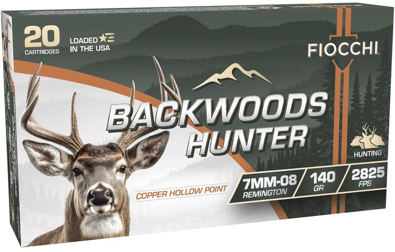 Backwoods Hunter, 7mm-08 Rem, 140 Grain, Copper HP, 2825 fps