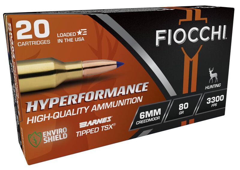 Hyperformance Hunt Rifle, 6mm Creedmoor, 80 Grain, Barnes&reg; TTSX&trade; Polymer Tipped Copper HP, 3300 fps