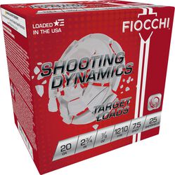 Shooting Dynamics, 20 Gauge, 7.5 Shot, 2-3/4 in, 7/8 oz, 1210 fps