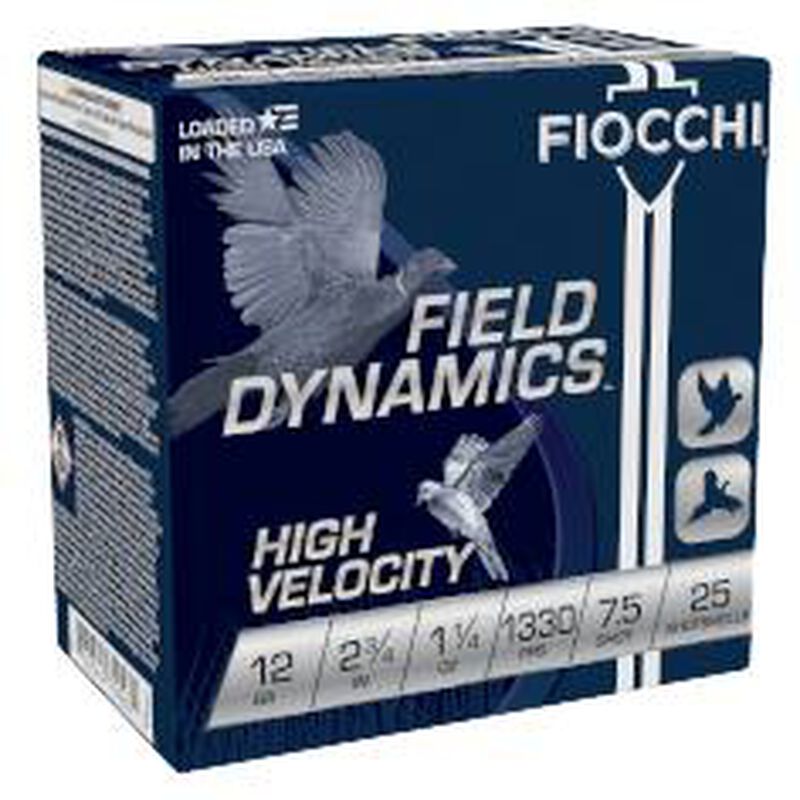 Field Dynamics High Velocity, 12 Gauge, 7.5 Shot, 2-3/4 in, 1 1/4 oz, 1330 fps