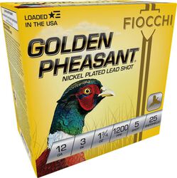 Golden Pheasant, 12 Gauge, 5 Shot, 3 in, 1 3/4 oz, 1200 fps