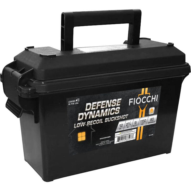 Defense Dynamics Low Recoil, 12 Gauge, 1 Buck Shot, 2-3/4 in, 1150 fps