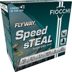 Flyway Speed sTEAL, 12 Gauge, 4 Shot, 2-3/4 in, 1 1/8 oz, 1415 fps