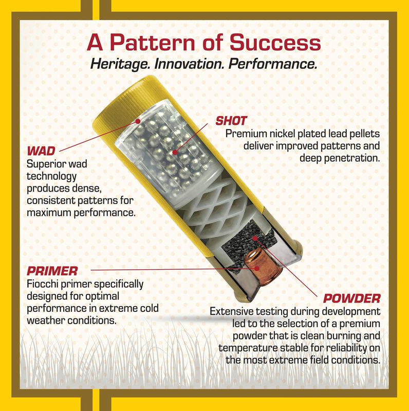 Golden Pheasant, 20 Gauge, 4 Shot, 3 in, 1 1/4 oz, 1200 fps