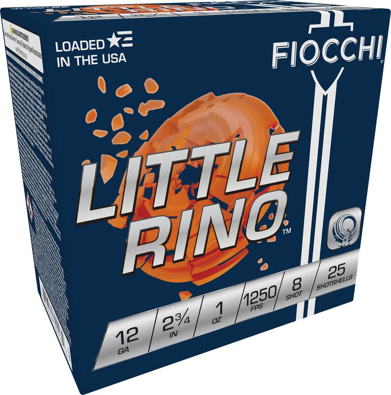 Little Rino, 12 Gauge, 8 Shot, 2-3/4 in, 1 oz, 1250 fps