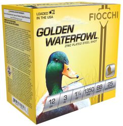 Golden Waterfowl, 12 Gauge, BB Shot, 3 in, 1 1/4 oz, 1350 fps