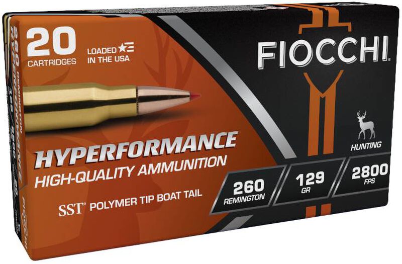 Hyperformance Hunt Rifle, 260 Rem, 129 Grain, Hornady&reg; SST&reg; Polymer Boat-Tail, 2800 fps