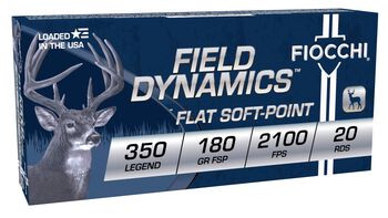 Field Dynamics Big Game, 350 Legend, 180 Grain, Flat Soft Point, 2100 fps