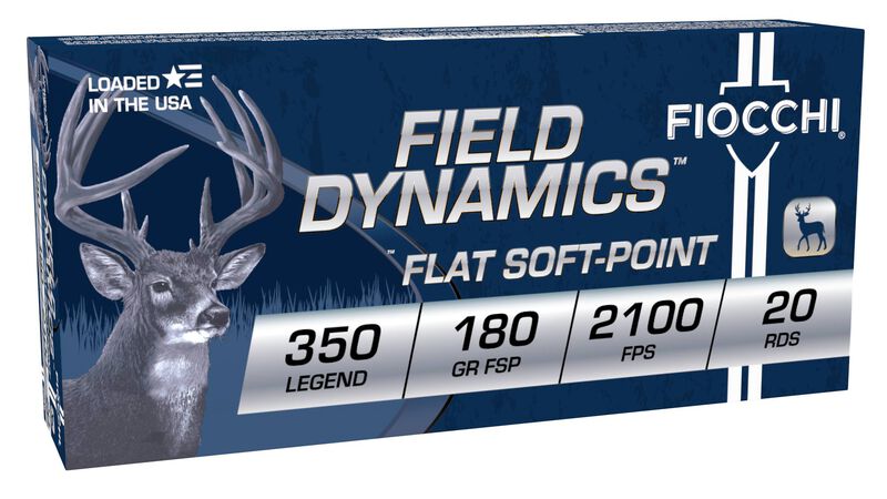 Field Dynamics Big Game, 350 Legend, 180 Grain, Flat Soft Point, 2100 fps