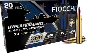 Hyperformance Defense Rifle, 308 Win, 125 Grain, Hornady&reg; SST&reg; Polymer Boat-Tail, 3250 fps