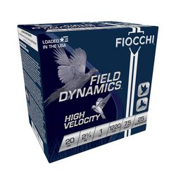 Field Dynamics High Velocity, 20 Gauge, 7.5 Shot, 2-3/4 in, 1 oz, 1220 fps