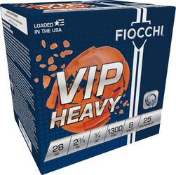 VIP Heavy, 28 Gauge, 8 Shot, 2-3/4 in, 3/4 oz, 1300 fps