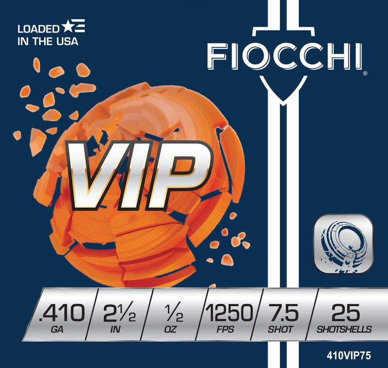 VIP, 410 Bore, 7.5 Shot, 2-1/2 in, 1/2 oz, 1250 fps