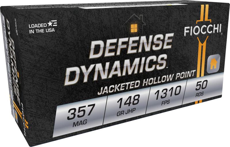 Defense Dynamics, 357 Magnum, 148 Grain, Jacketed Hollow Point, 1310 fps