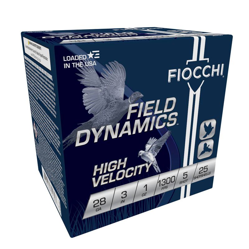 Field Dynamics High Velocity, 28 Gauge, 5 Shot, 3 in, 1 oz, 1300 fps