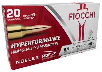Hyperformance Match, 6.5 PRC, 140 Grain, Nosler&reg; RDF&trade; HP Boat-Tail, 2980 fps