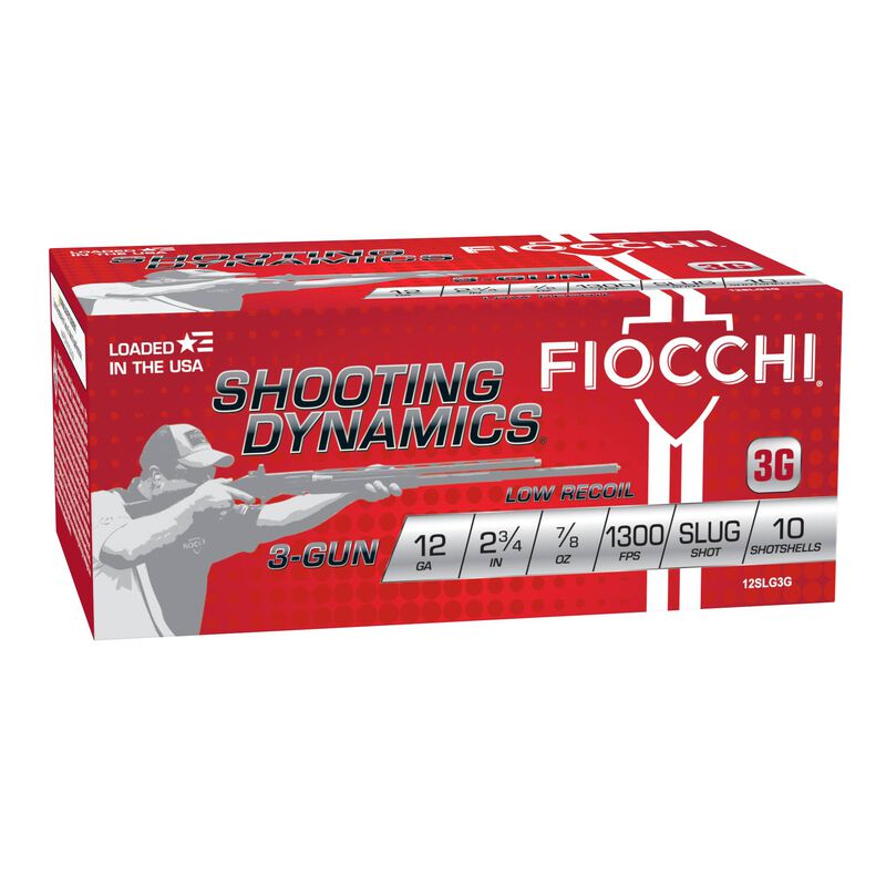 Shooting Dynamics 3-Gun Low Recoil Slug, 12 Gauge, 383 Grain, 2-3/4 in, 1300 fps