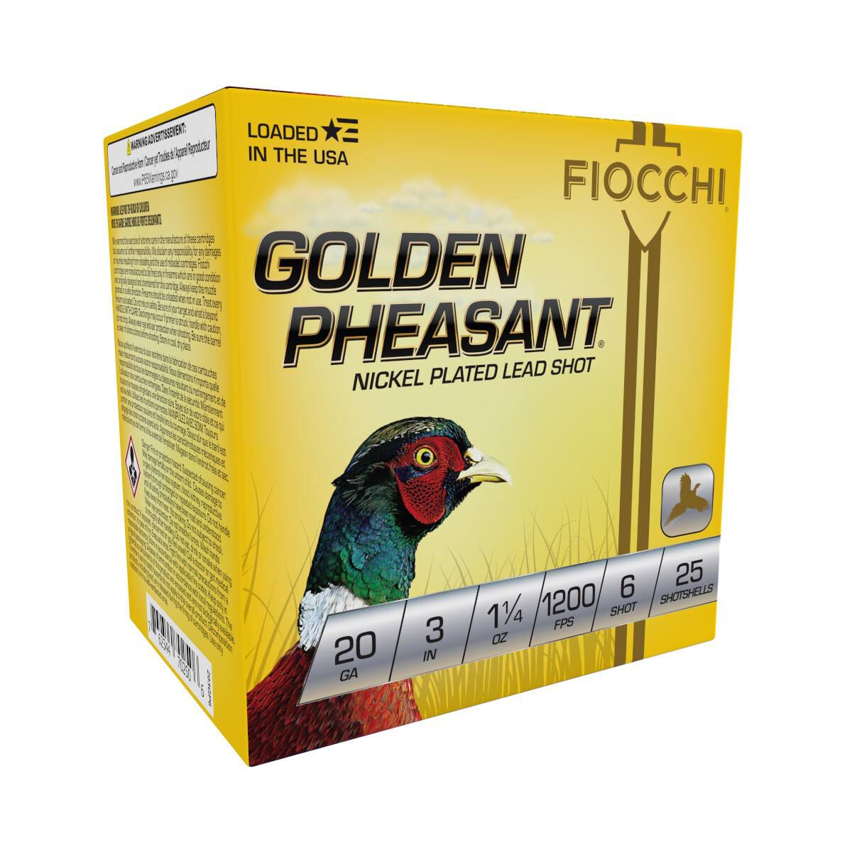 Buy Golden Pheasant 20 Gauge Ammo | 6 Shot, 1 1/4 oz, 3in / 76mm