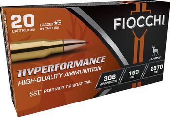 Hyperformance Hunt Rifle, 308 Win, 180 Grain, Hornady&reg; SST&reg; Polymer Boat-Tail, 2570 fps