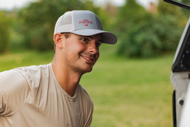 Fiocchi Logo Silicone Patch Hat, Cotton/Polyester, One Size Fits Most