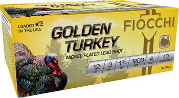 Golden Turkey, 12 Gauge, 4 Shot, 3 in, 1 3/4 oz, 1200 fps