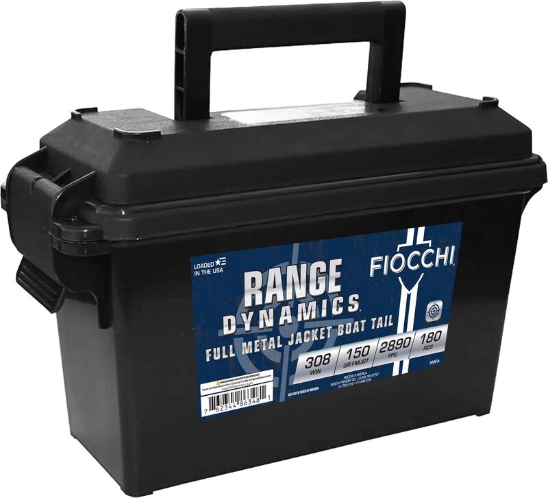 Range Dynamics Rifle, 308 Win, 150 Grain, Full Metal Jacket, 2890 fps