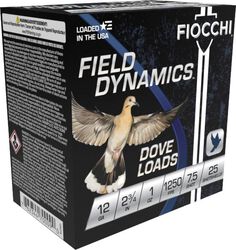 Field Dynamics Dove Loads, 12 Gauge, 7.5 Shot, 2-3/4 in, 1 oz, 1250 fps