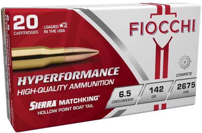 Hyperformance Match, 6.5 Creedmoor, 142 Grain, Sierra&reg; MatchKing&reg; HP Boat-Tail, 2675 fps