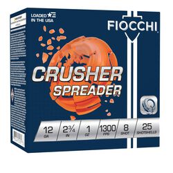 Crusher Spreader, 12 Gauge, 8 Shot, 2-3/4 in, 1 oz, 1300 fps