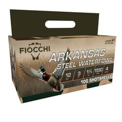 Arkansas Steel, 12 Gauge, 4 Shot, 3 in, 1 1/5 oz, 1550 fps