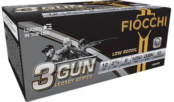 Shooting Dynamics 3-Gun Low Recoil, 12 Gauge, 00 Buck Shot, 2-3/4 in, 1250 fps