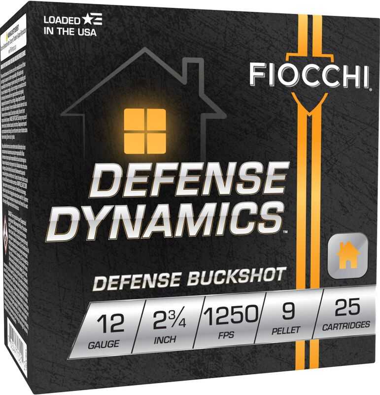 Defense Dynamics Buckshot, 12 Gauge, 00 Buck Shot, 2-3/4 in, 1250 fps