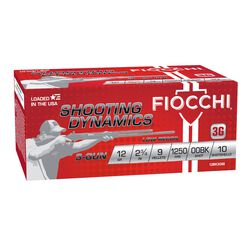 Shooting Dynamics 3-Gun Low Recoil, 12 Gauge, 00 Buck Shot, 2-3/4 in, 1250 fps