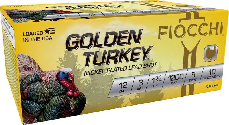 Golden Turkey, 12 Gauge, 5 Shot, 3 in, 1 3/4 oz, 1200 fps
