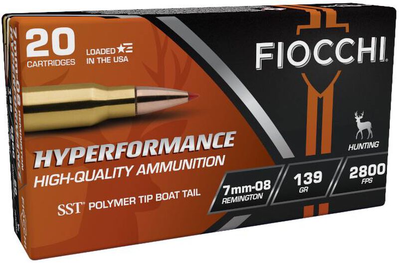 Hyperformance Hunt Rifle, 7mm-08 Rem, 139 Grain, Hornady&reg; SST&reg; Polymer Boat-Tail, 2800 fps