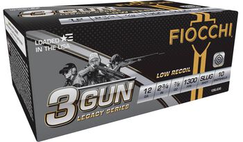 Shooting Dynamics 3-Gun Low Recoil Slug, 12 Gauge, 383 Grain, 2-3/4 in, 1300 fps