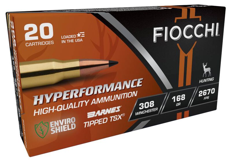 Hyperformance Hunt Rifle, 308 Win, 168 Grain, Barnes&reg; TTSX&trade; Polymer Tipped Copper HP, 2670 fps