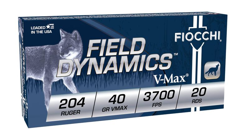 Field Dynamics Varmint, 204 Ruger, 40 Grain, Hornady&reg; V-Max&reg;, 3700 fps