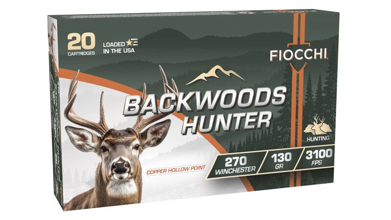 Backwoods Hunter, 270 Win, 130 Grain, Copper HP, 3100 fps