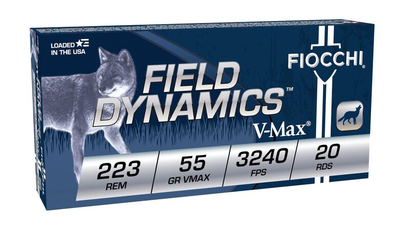 Field Dynamics Varmint, 223 Rem, 55 Grain, Hornady&reg; V-Max&reg;, 3240 fps